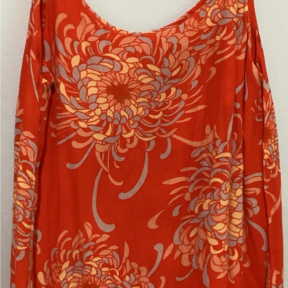 CAbi women’s Tank Orange Floral S - Picture 3 of 6
